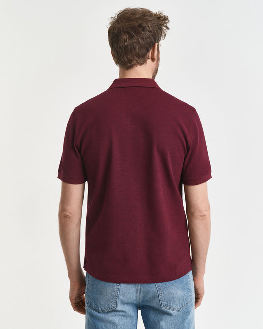 Regular Fit Shield Pique Polo Shirt