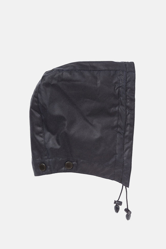 Waxed Cotton Hood - NAVY