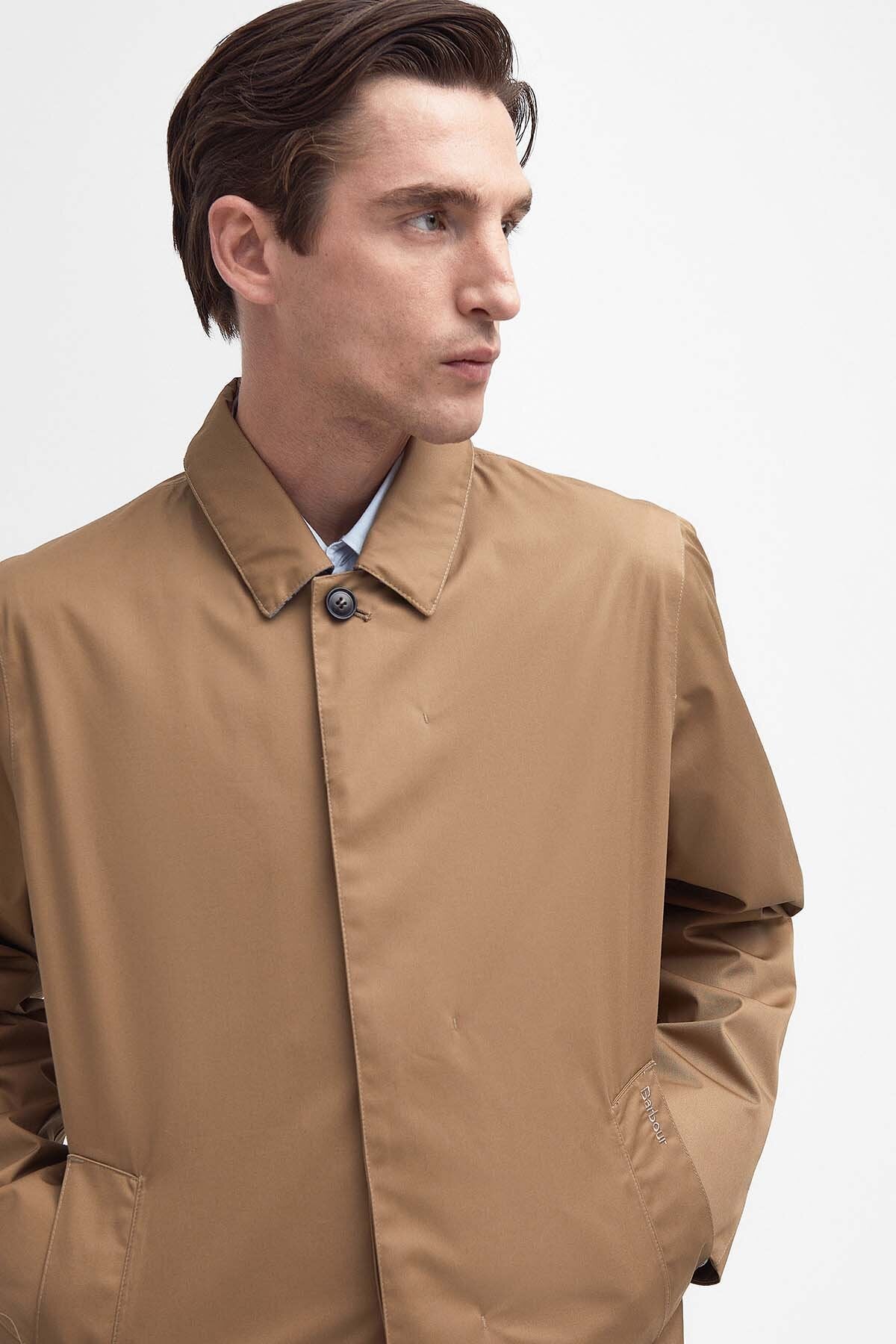 Rokig Lightweight Mac Jacket - MILITARY BROWN