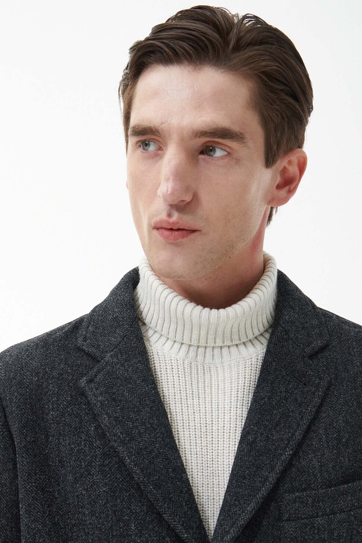 Harrow Wool Jacket - CHARCOAL
