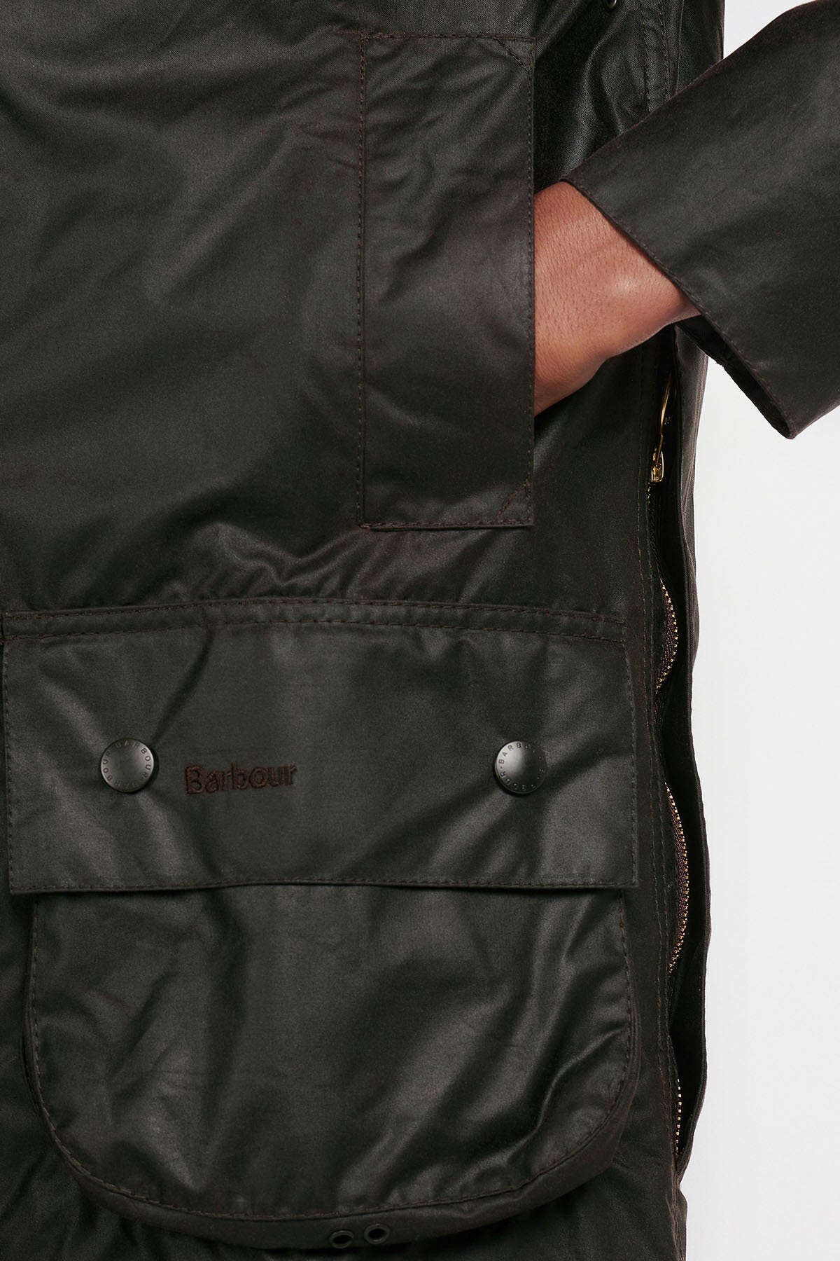 Beaufort Wax Jacket - SAGE