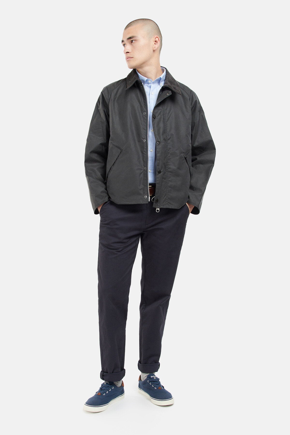 OS Transport Wax Jacket - GREY
