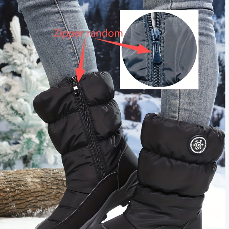 🔥Dernier Jour de Promotion 50% de Réduction - Bottes de Neige Mi-Mollet Hiver Femme de Haute Qualité