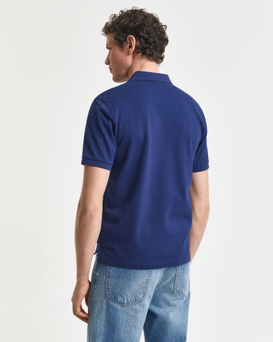 Regular Fit Shield Pique Polo Shirt
